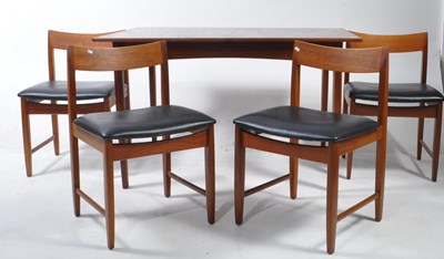 Lot 572 - BATH CABINET MAKERS, ENGLAND - MID CENTURY TEAK DINING TABLE & CHAIRS