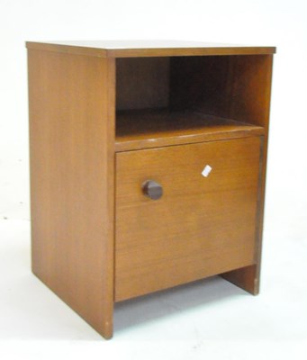 Lot 578 - AVALON - MID CENTURY TEAK BEDSIDE CABINET LOCKER