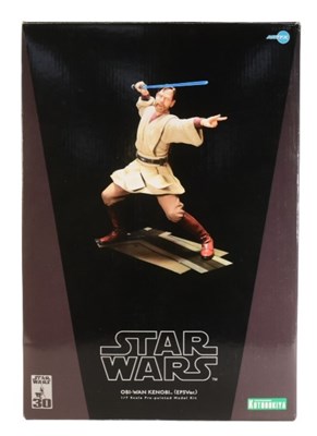 Lot 90 - STAR WARS - ARTFX - OBI-WAN KENOBI PRE-PAINTED MODEL KIT