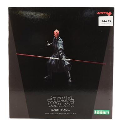 Lot 164 - STAR WARS - ARTFX - DARTH MAUL PRE-PAINTED MODEL KIT