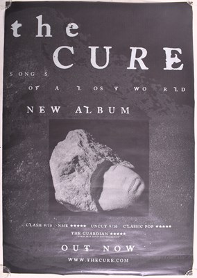 Lot 141 - THE CURE - SONGS OF A LOST WORLD - LARGE SUBWAY POSTER