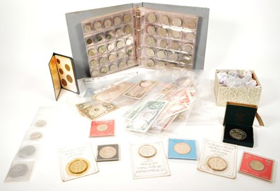 Lot 500 - COLLECTION OF BRITISH & FOREIGN COINS & BANKNOTES