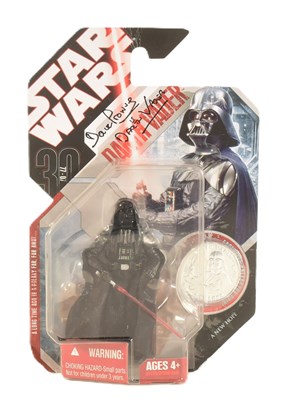 Lot 124 - STAR WARS - DAVE PROWSE (1935-2020) - SIGNED ACTION FIGURE