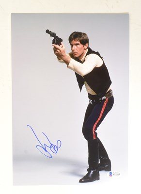 Lot 1 - STAR WARS - HARRISON FORD - AUTOGRAPHED 8X12" PHOTO - BECKETT AUTHENTICATED