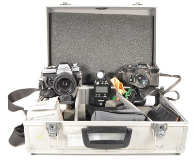 Lot 481 - MINOLTA - TWO VINTAGE XE CAMERA BODIES