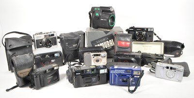 Lot 491 - COLLECTION OF VINTAGE COMPACT 35MM CAMERAS
