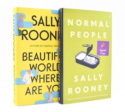Lot 19 - ROONEY, SALLY. 2018 NORMAL PEOPLE SIGNED FIRST EDITION, FIRST IMPRESSION IN DUST WRAPPER & ANOTHER