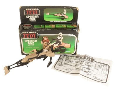 Lot 46 - STAR WARS - VINTAGE KENNER SPEEDER BIKE ACTION FIGURE PLAYSET