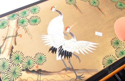 Lot 699 - PAIR OF CHINOISERIE GILT & LACQUERED CHINESE CABINETS