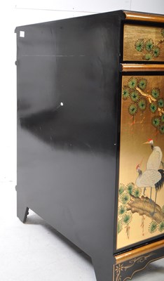 Lot 699 - PAIR OF CHINOISERIE GILT & LACQUERED CHINESE CABINETS