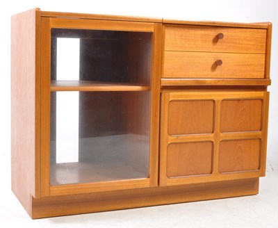 Lot 597 - NATHAN - MID CENTURY SQUARES TEAK CABINET