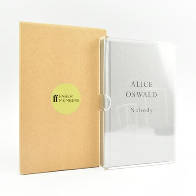 Lot 206 - CONTEMPORARY POETRY. 2019 NOBODY BY ALICE OSWALD LIMITED EDITION & ANOTHER