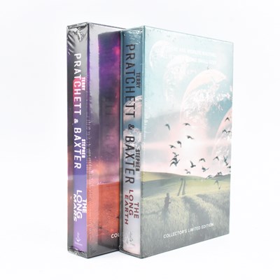 Lot 127 - PRATCHETT, TERRY & BAXTER, STEPHEN. TWO COLLECTOR'S LIMITED EDITIONS FROM THE LONG EARTH SERIES