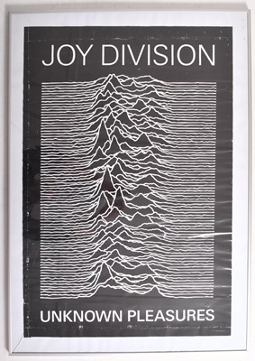 Lot 170 - JOY DIVISION - UNKNOWN PLEASURES - LARGE PROMOTIONAL POSTER