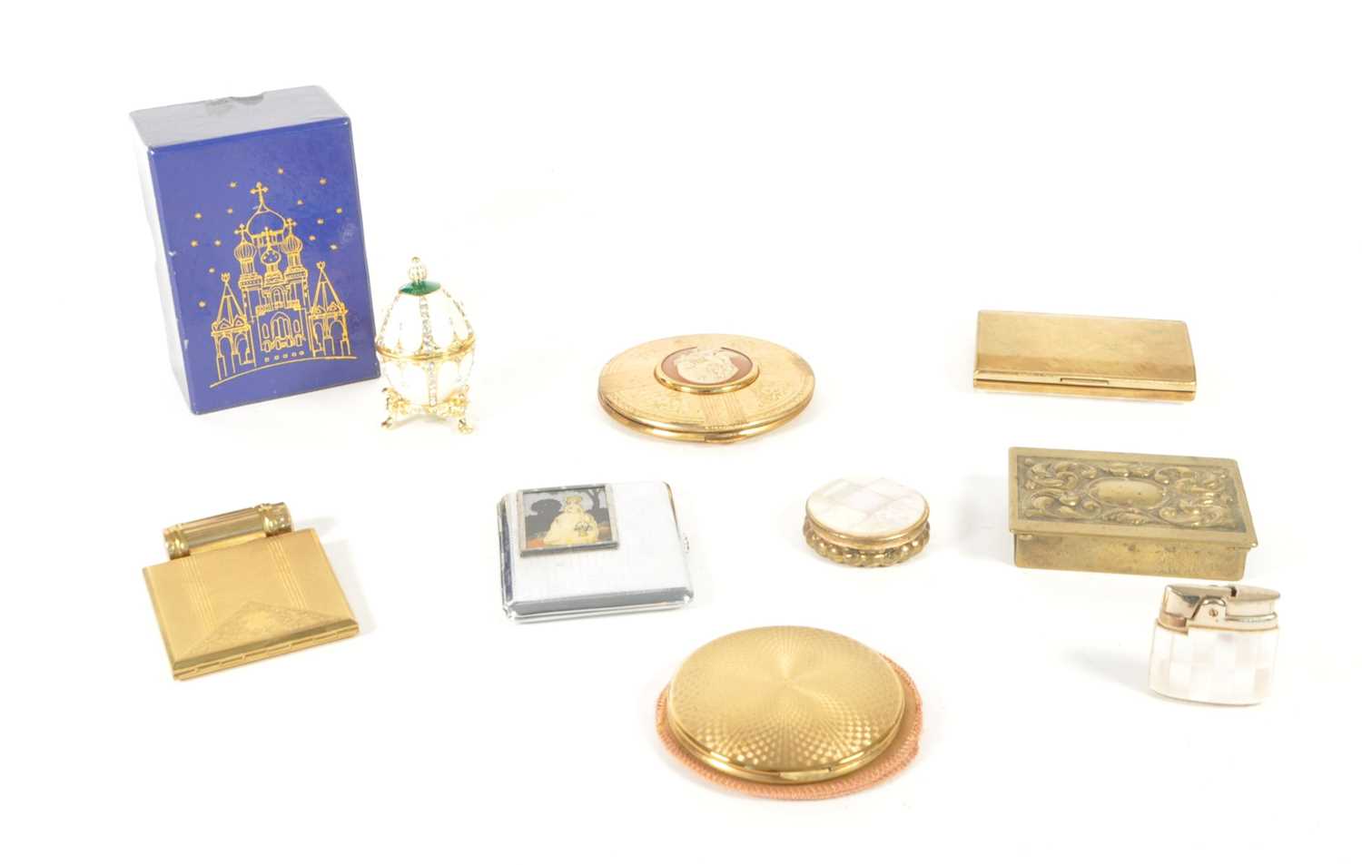 Lot 201 - COLLECTION OF VINTAGE MID CENTURY COMPACT CASES