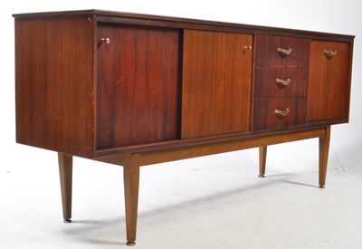 Lot 599 - JENTIQUE FURNITURE- VINTAGE MID CENTURY SIDEBOARD CREDENZA
