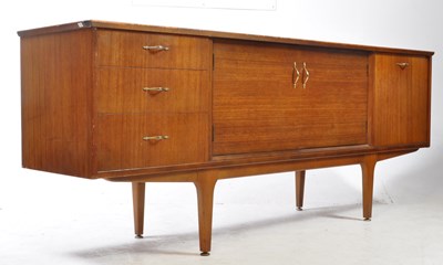Lot 600 - JENTIQUE FURNITURE - VINTAGE MID CENTURY SIDEBOARD CREDENZA