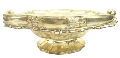 Lot 1 - 19TH CENTURY WILLIAM IV HALLMARKED SILVER FRUIT BASKET, LONDON