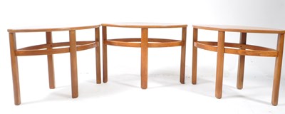 Lot 608 - NATHAN FURNITURE- THREE MID CENTURY TEAK SIDE TABLES