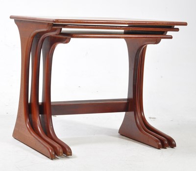 Lot 609 - BRITISH MODERN DESIGN - MID CENTURY NEST OF TABLES