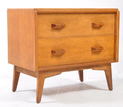 Lot 611 - G-PLAN - BRANDON - MID CENTURY OAK CHEST OF DRAWERS
