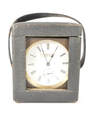 Lot 204 - PRIMAVESI BROS - EARLY 20TH CENTURY BRASS TRAVEL CLOCK