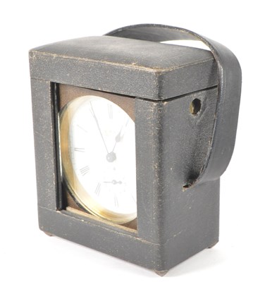 Lot 204 - PRIMAVESI BROS - EARLY 20TH CENTURY BRASS TRAVEL CLOCK