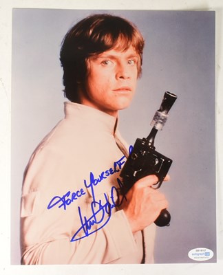 Lot 100 - STAR WARS - MARK HAMILL - AUTOGRAPHED 8X10" PHOTOGRAPH - ACOA