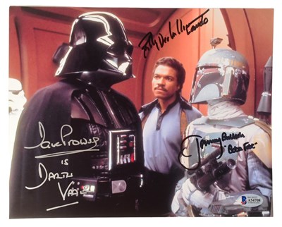 Lot 9 - STAR WARS - EMPIRE STRIKES BACK - MULTI-SIGNED PHOTO - BECKETT