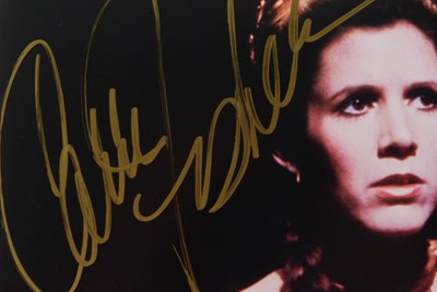 Lot 175 - STAR WARS - CARRIE FISHER (1956-2016) - AUTOGRAPHED 8X10" PHOTO - ACOA