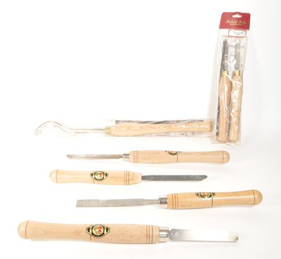 Lot 444 - COLLECTION OF GERMAN, ENGLISH WOODWORKING TURNING TOOLS