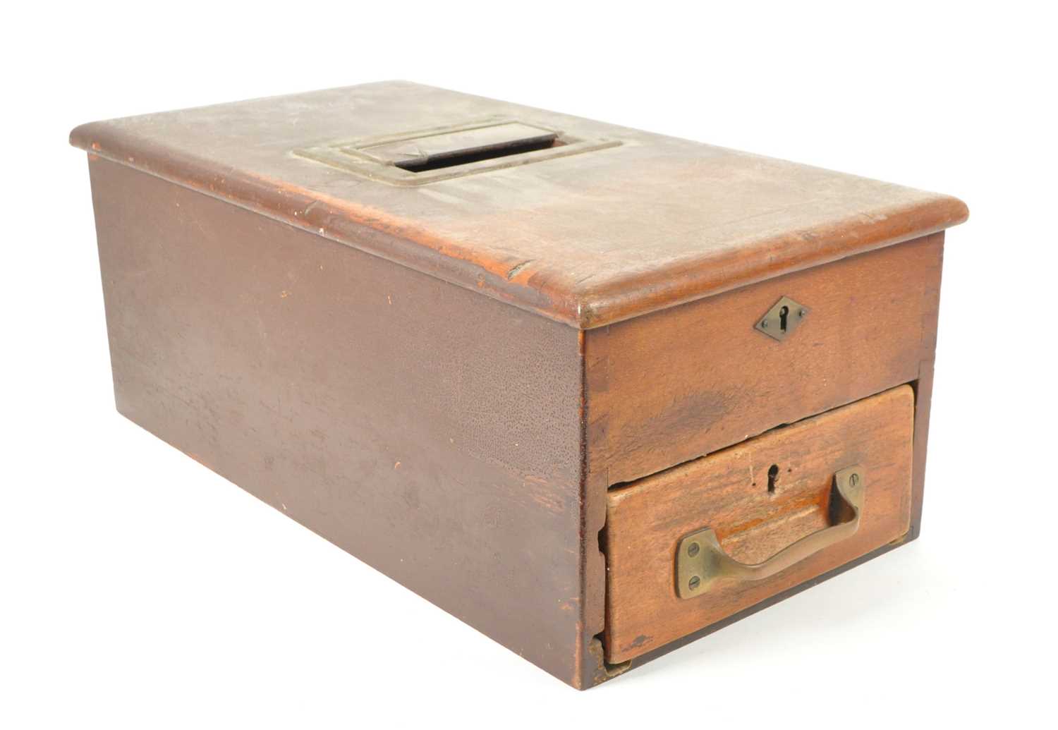Lot 215 - VINTAGE 20TH CENTURY WOODEN SHOP TILL