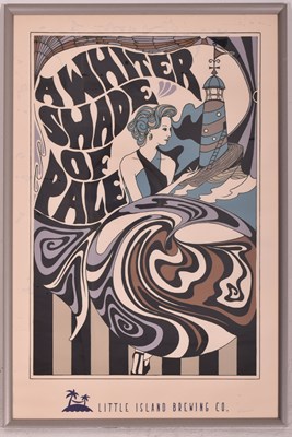 Lot 354 - LITTLE ISLAND BREWING CO - ADVERTISING POSTER