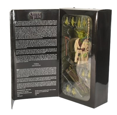 Lot 108 - STAR WARS - ORDER OF THE JEDI - 1/6 SCALE ACTION FIGURE OF YODA