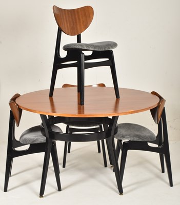 Lot 410 - E GOMME FOR G PLAN - LIBRENZE RANGE DINING TABLE AND CHAIRS