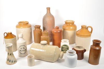 Lot 8 - COLLECTION OF 19TH / 20TH CENTURY STONEWARE JARS, BOTTLES AND JUGS