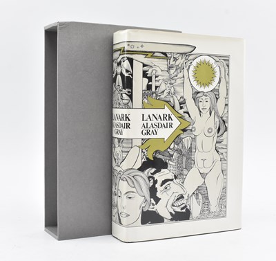 Lot 6 - GREY, ALASDAIR. 1981 LANARK A LIFE IN FOUR BOOKS SIGNED FIRST EDITION IN DUST WRAPPER