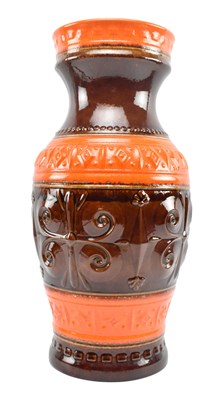 Lot 659 - MID CENTURY LARGE WEST GERMAN POTTERY VASE BY BAY KERAMIK