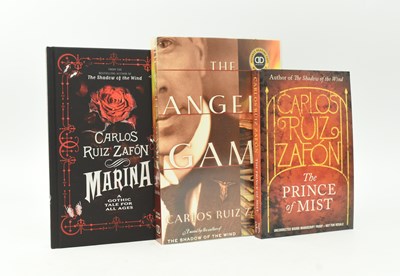 Lot 158 - ZAFON, CARLOS RUIZ. TWO ENGLISH PROOF COPIES AND A SIGNED LIMITED EDITION