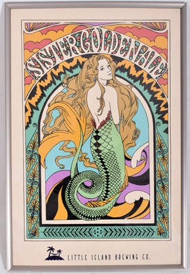 Lot 498 - LITTLE ISLAND BREWING CO - ADVERTISING POSTER