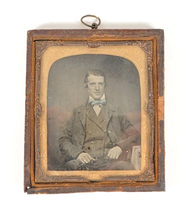 Lot 241 - TWO 19TH CENTURY VICTORIAN AMBROTYPE PHOTOGRAPHS