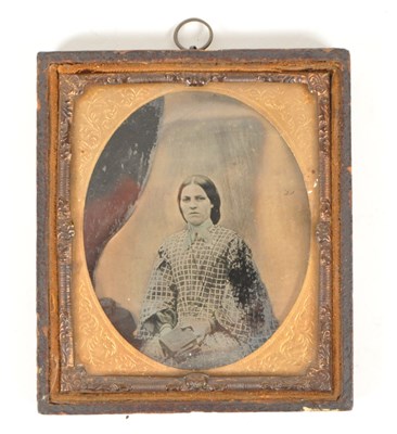 Lot 241 - TWO 19TH CENTURY VICTORIAN AMBROTYPE PHOTOGRAPHS