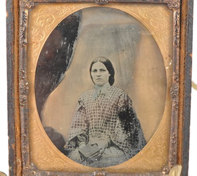 Lot 241 - TWO 19TH CENTURY VICTORIAN AMBROTYPE PHOTOGRAPHS