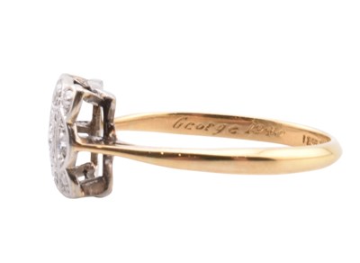 Lot 78 - A 9CT GOLD RING WITH DIAMOND?