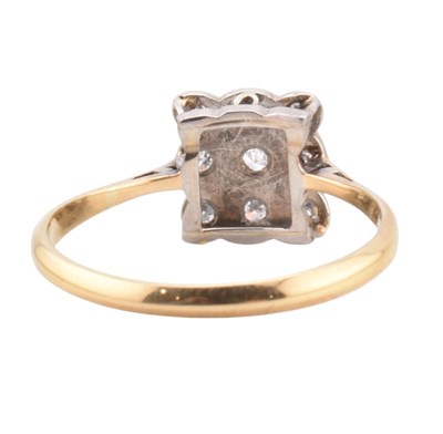 Lot 78 - A 9CT GOLD RING WITH DIAMOND?