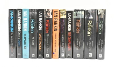 Lot 197 - RANKIN, IAN. COLLECTION OF TWELVE SIGNED HARDBACK FIRST EDITION THRILLERS