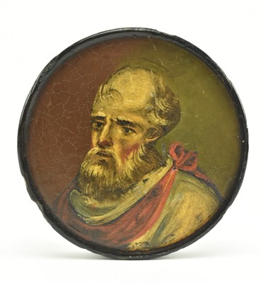 Lot 46 - 19TH CENTURY STOBWASSER STYLE PORTRAIT SNUFF BOX