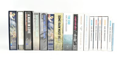 Lot 170 - OVE KNAUSGAARD, KLAUS. COMPLETE SIGNED SET OF MY STRUGGLE & OTHER WORKS, ALL NEAR FINE