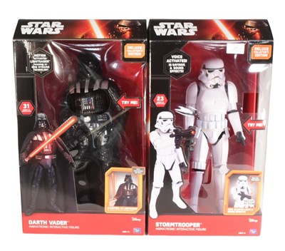 Lot 27 - STAR WARS - DISNEY FORCE AWAKENS INTERACTIVE ANIMATRONIC FIGURES
