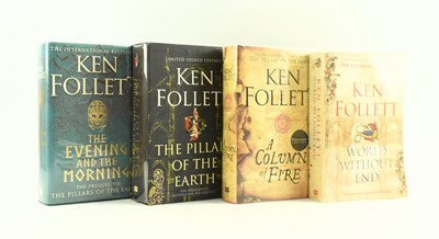 Lot 210 - FOLLETT, KEN. THREE SIGNED FIRST EDITIONS AND A PROOF COPY